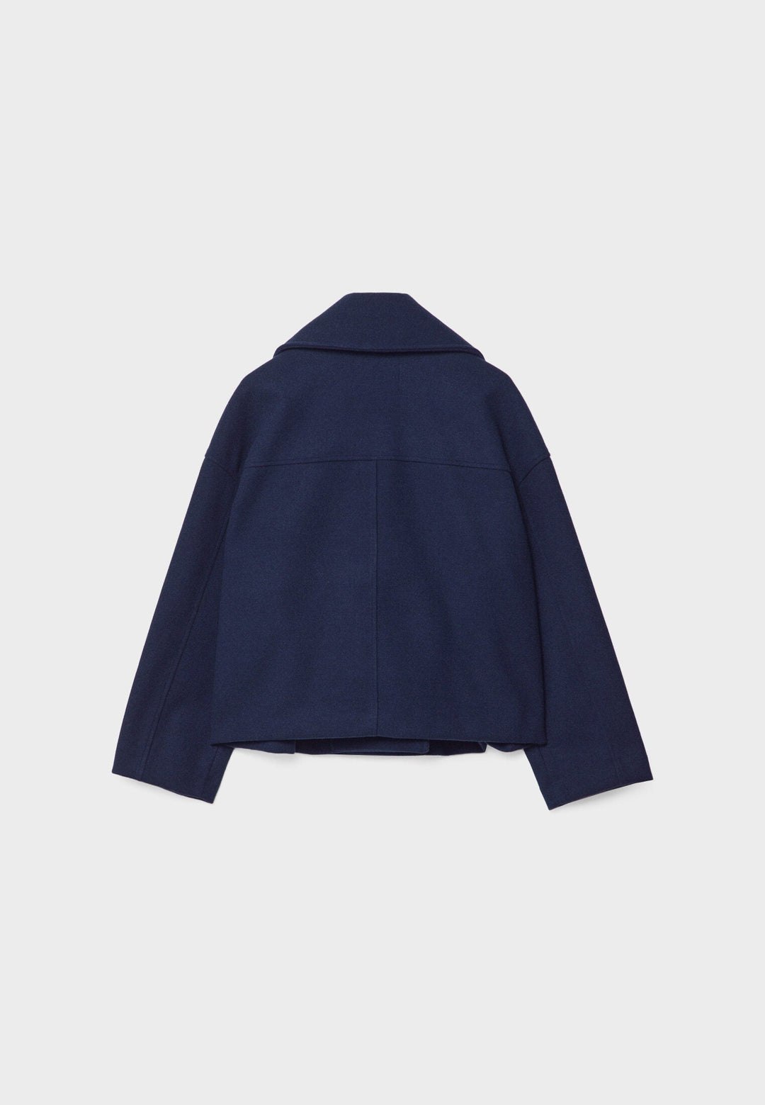 Valantomode | Stylish Double-Breasted Peacoat with Turtle Buttons