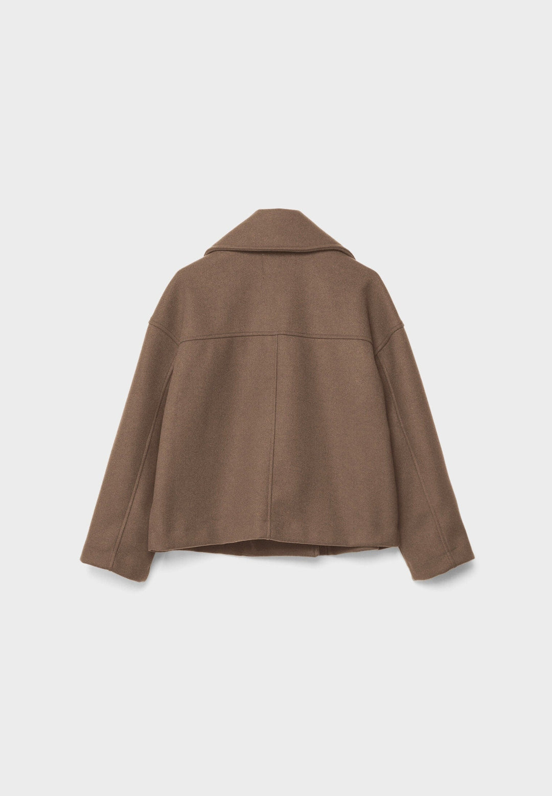 Valantomode | Stylish Double-Breasted Peacoat with Turtle Buttons