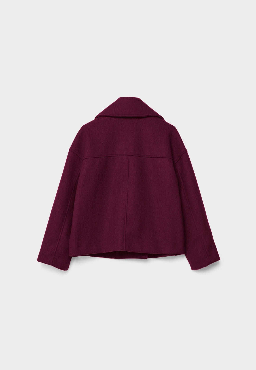 Valantomode | Stylish Double-Breasted Peacoat with Turtle Buttons