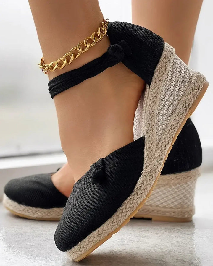 Valantomode | Women's Wedge Espadrilles - Stylish & Comfortable Sandals