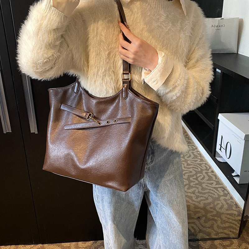 Valantomode | The ‘Aurelius’ Elena Sovereign Vessel – Women's Premium Eco-Friendly Vegan Leather Tote