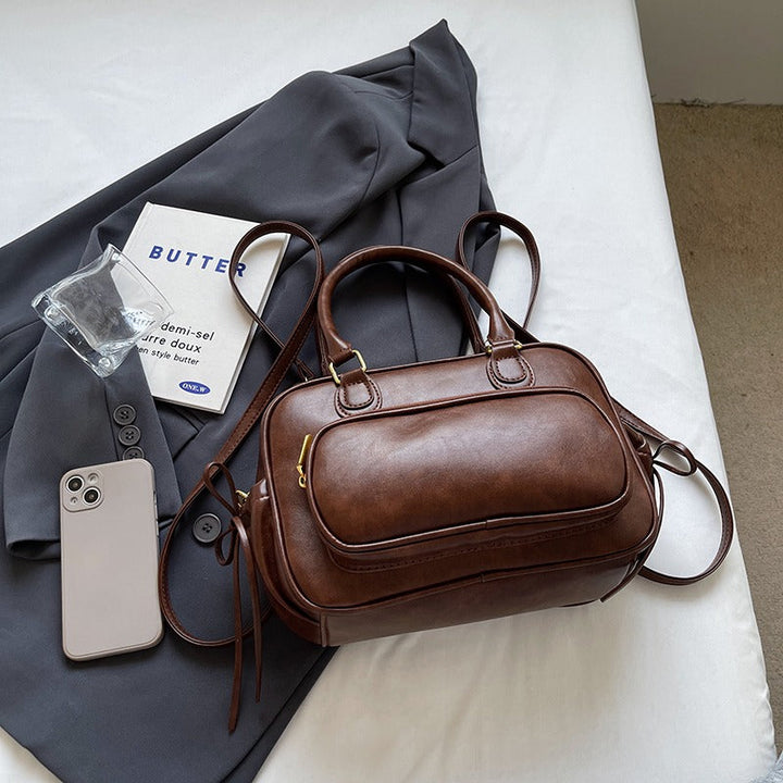 Valantomode | Linear Archival Courier – 3-in-1 Premium Vegan Leather Convertible Bag & Backpack