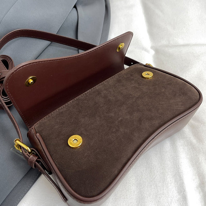 Valantomode | The ‘Aurelius’ Olivia Textural Garrison – Women's Premium Suede Crossbody Bag