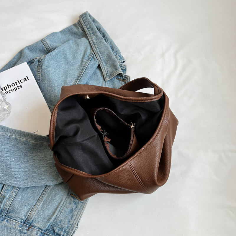 Valantomode | The Veridian Fluid Garrison – Women's Premium Vegan Leather Executive Hobo Bag