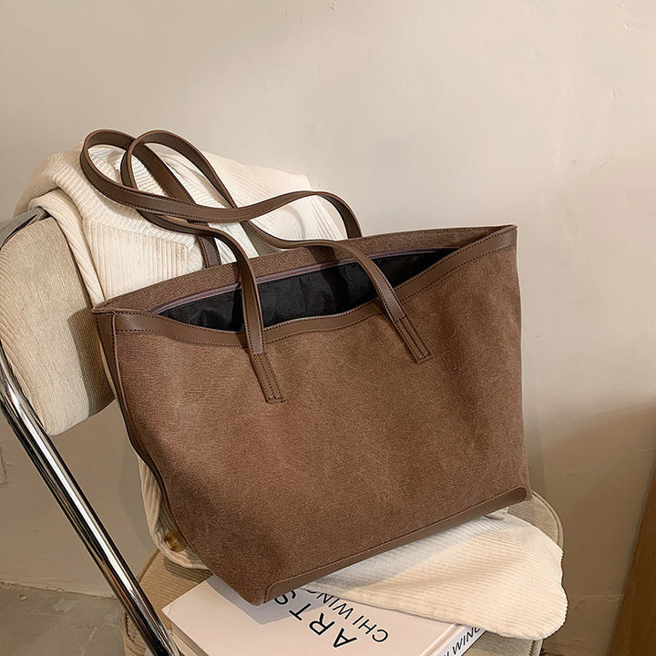Valantomode | The ‘Aurelius’ Hazel Monolith Garrison – Women's Premium Earth-Tone Canvas Tote