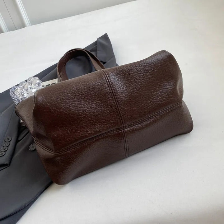 Valantomode | Aria Grande Soft-Touch Tote – Premium Vegan Leather Large Everyday Shoulder Bag