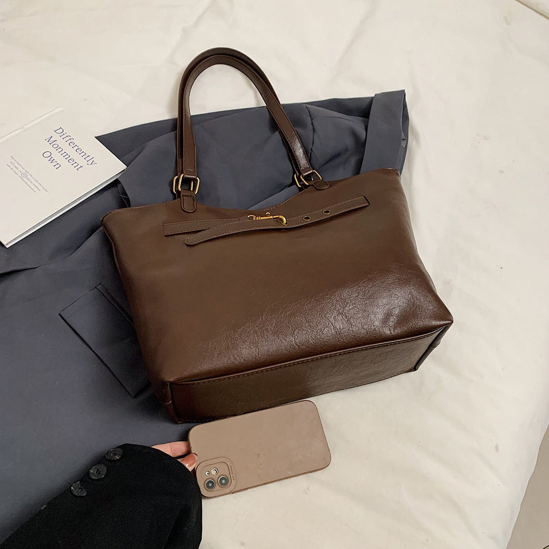 Valantomode | The ‘Aurelius’ Elena Sovereign Vessel – Women's Premium Eco-Friendly Vegan Leather Tote