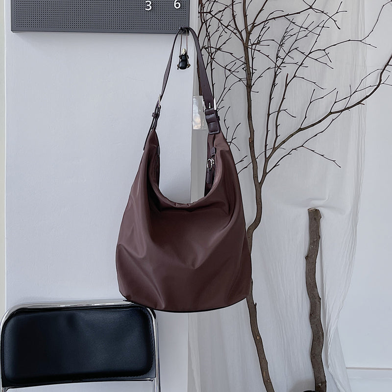 Valantomode | The Titan Nylon Logistics Garrison – Women's High-Capacity Durable Shoulder Tote