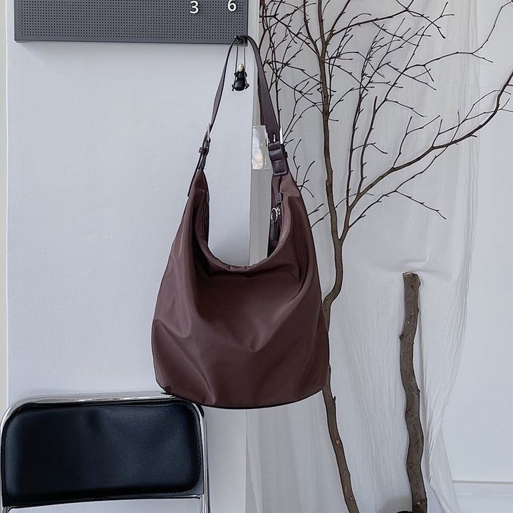 Valantomode | The Titan Nylon Logistics Garrison – Women's High-Capacity Durable Shoulder Tote