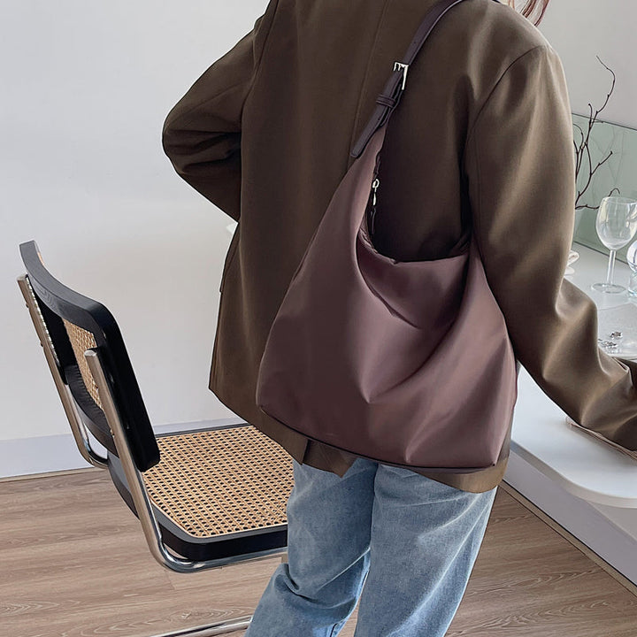 Valantomode | The Titan Nylon Logistics Garrison – Women's High-Capacity Durable Shoulder Tote