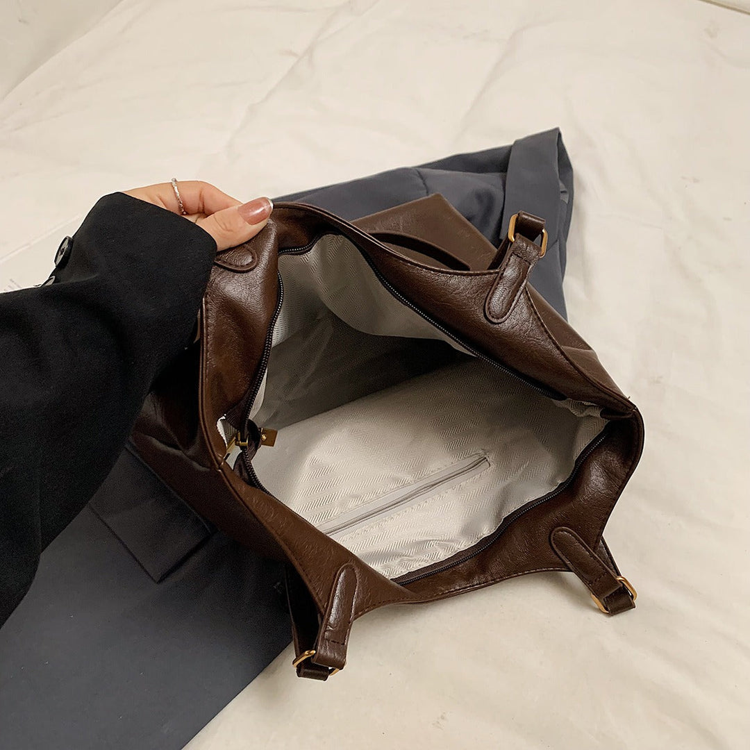 Valantomode | The ‘Aurelius’ Elena Sovereign Vessel – Women's Premium Eco-Friendly Vegan Leather Tote