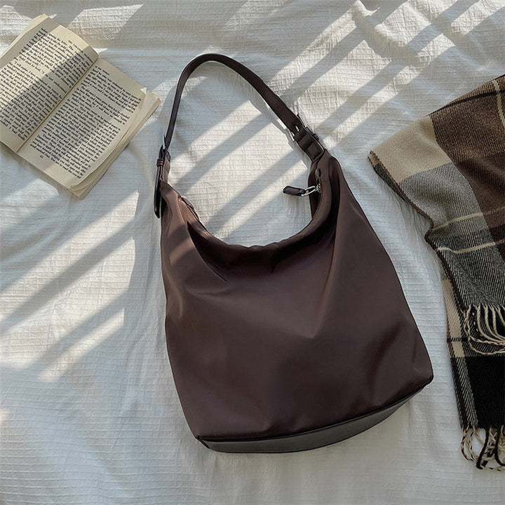 Valantomode | The Titan Nylon Logistics Garrison – Women's High-Capacity Durable Shoulder Tote