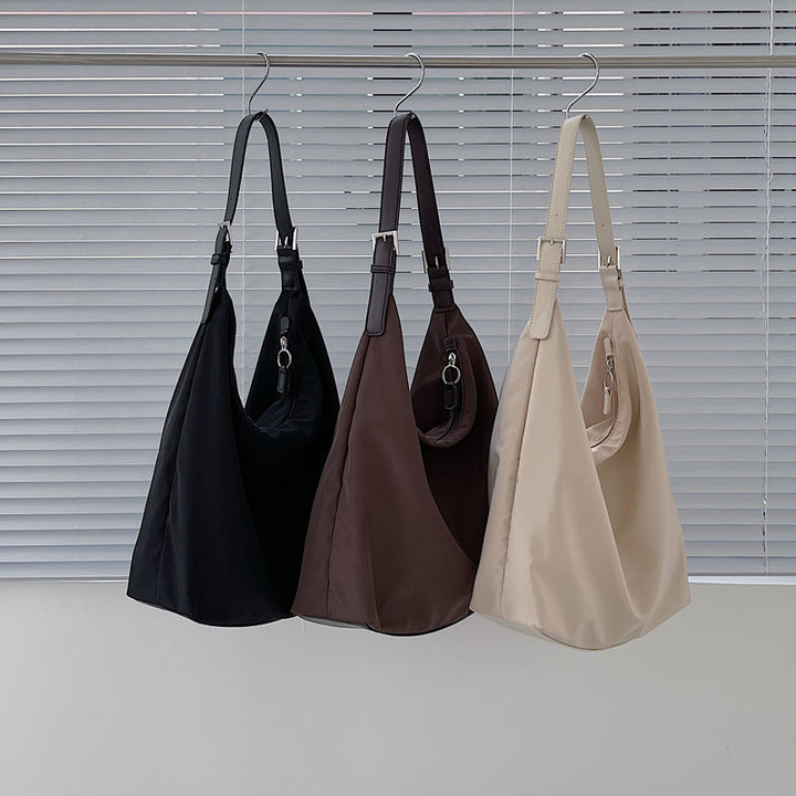 Valantomode | The Titan Nylon Logistics Garrison – Women's High-Capacity Durable Shoulder Tote