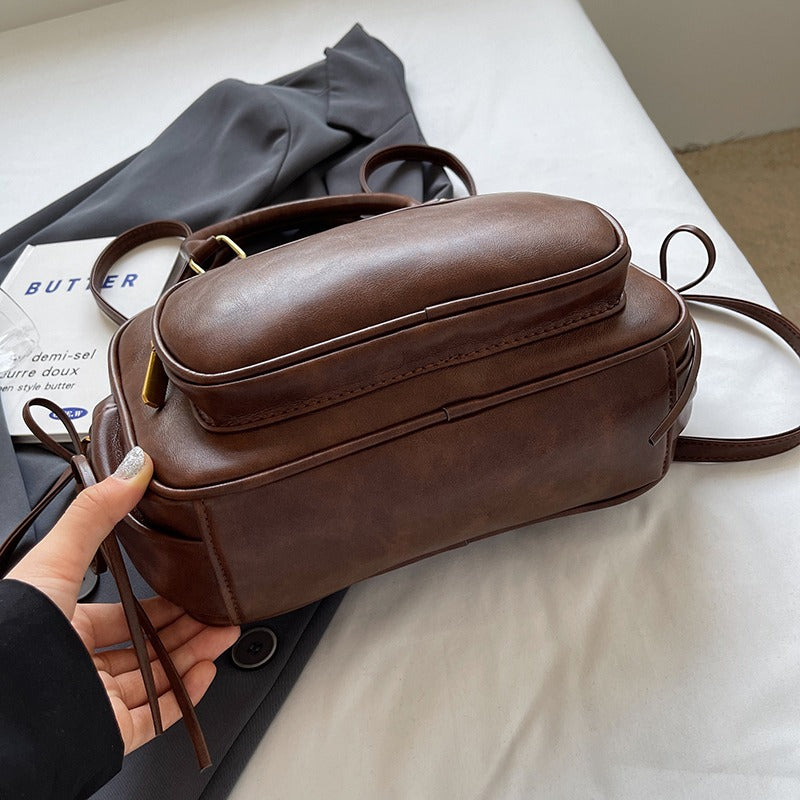 Valantomode | Linear Archival Courier – 3-in-1 Premium Vegan Leather Convertible Bag & Backpack