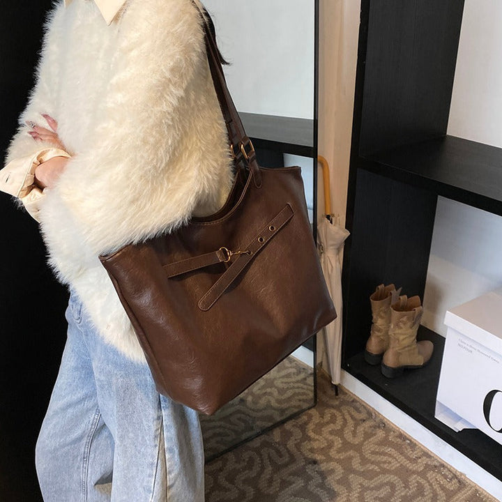Valantomode | The ‘Aurelius’ Elena Sovereign Vessel – Women's Premium Eco-Friendly Vegan Leather Tote