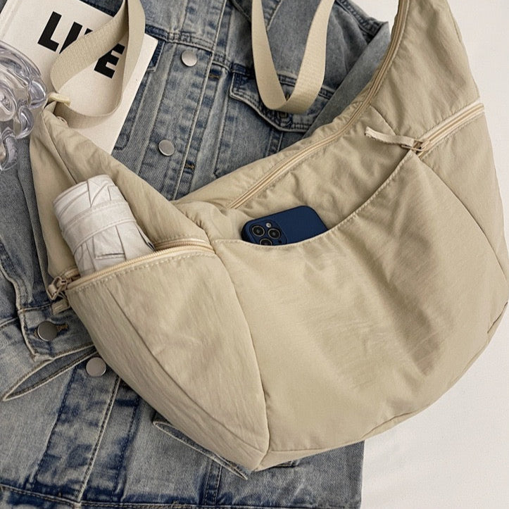 Valantomode | The ‘Aurelius’ Kinetische Puffer Garrison 2.0 – Women's Premium Padded Hobo Crossbody Bag