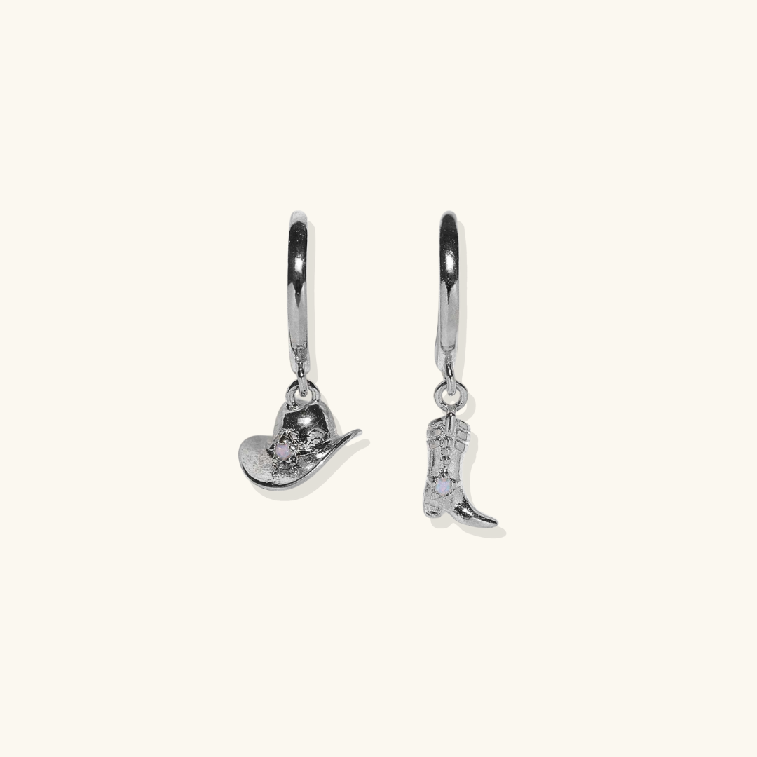 Valantomode | Heavyweight Plated Western Motif Earrings for Women