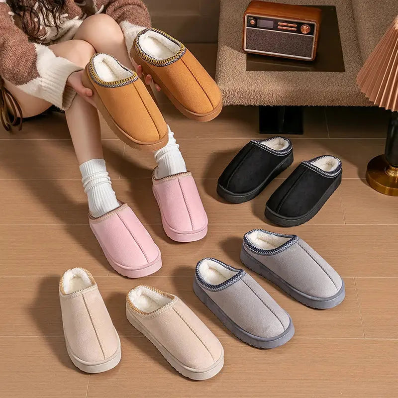 Valantomode | Women's Slippers - Warm and Non-Slip