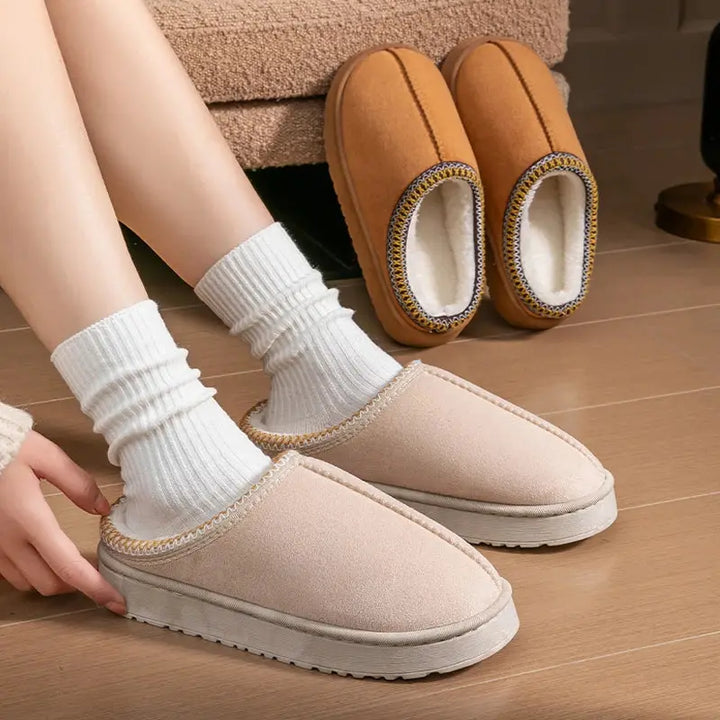 Valantomode | Women's Slippers - Warm and Non-Slip