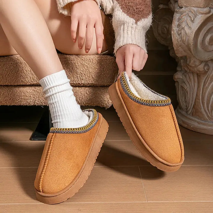 Valantomode | Women's Slippers - Warm and Non-Slip