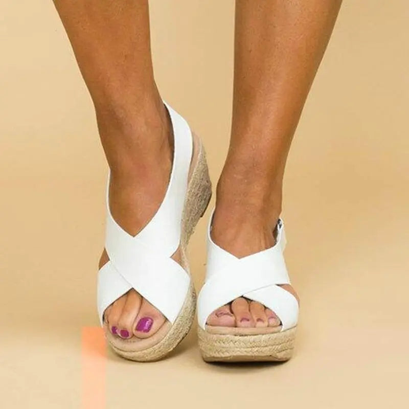 Valantomode | Women's Espadrille Wedge Sandals - Stylish & Comfortable