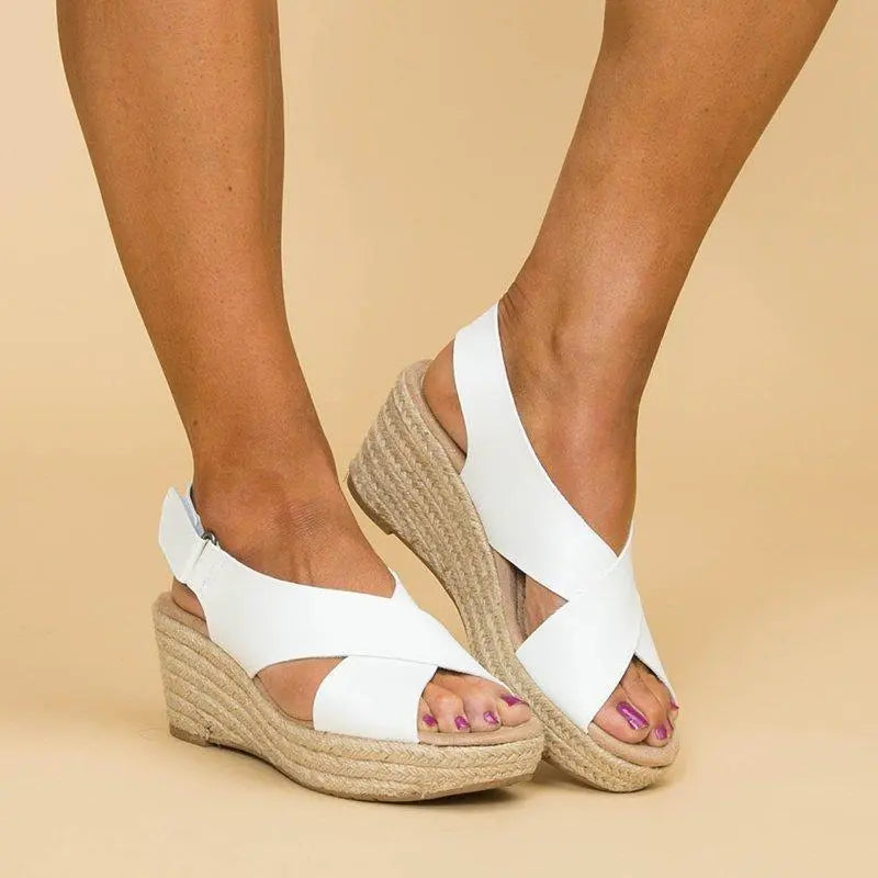 Valantomode | Women's Espadrille Wedge Sandals - Stylish & Comfortable