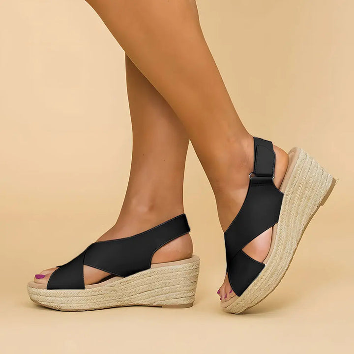 Valantomode | Women's Espadrille Wedge Sandals - Stylish & Comfortable