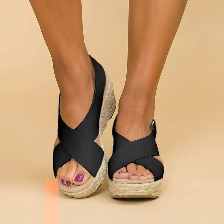 Valantomode | Women's Espadrille Wedge Sandals - Stylish & Comfortable