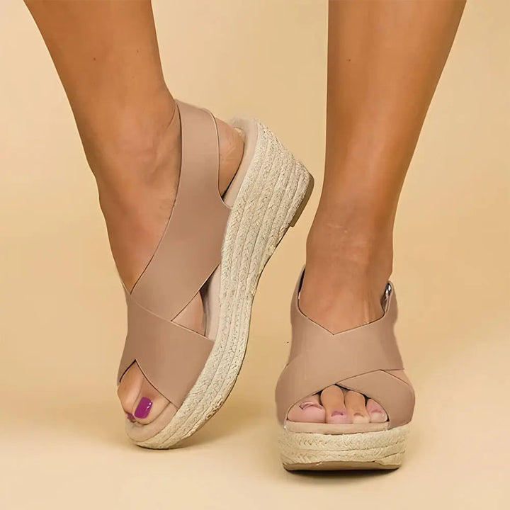 Valantomode | Women's Espadrille Wedge Sandals - Stylish & Comfortable