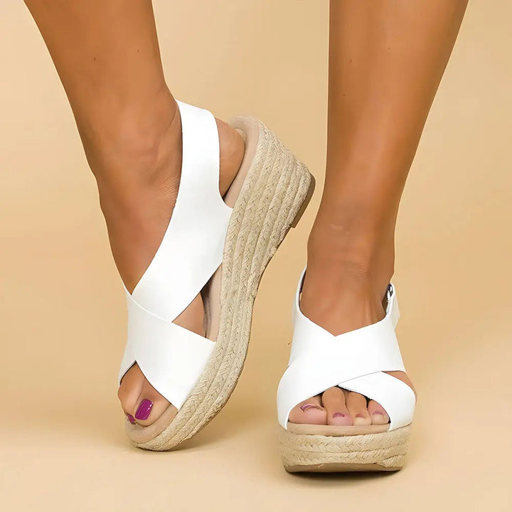 Valantomode | Women's Espadrille Wedge Sandals - Stylish & Comfortable