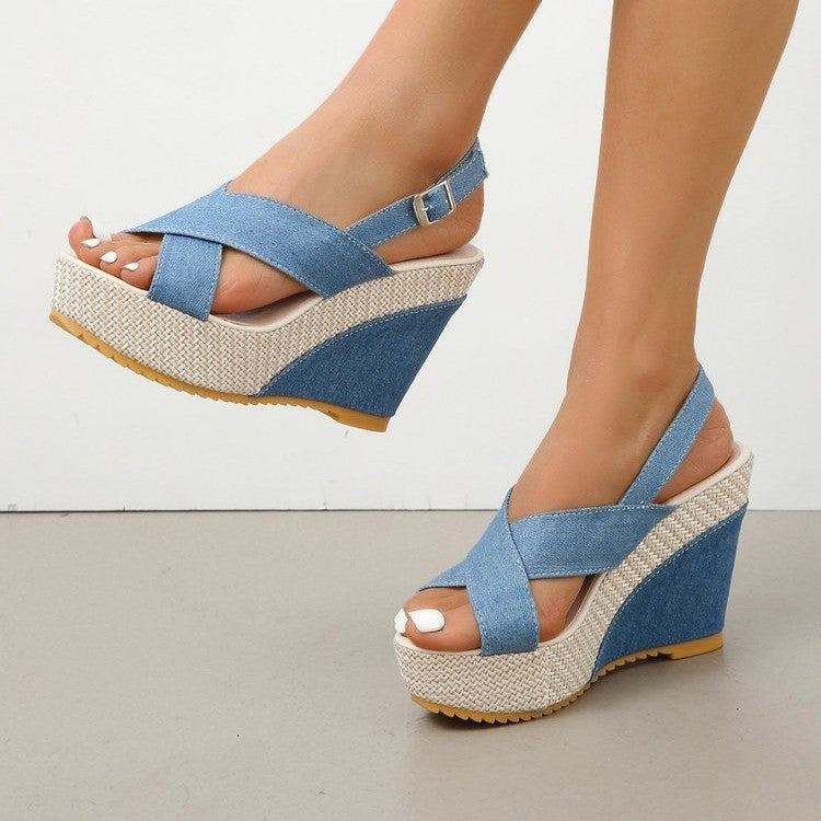 Valantomode | Women's Wedge Sandals - Stylish, Comfortable Summer Shoes