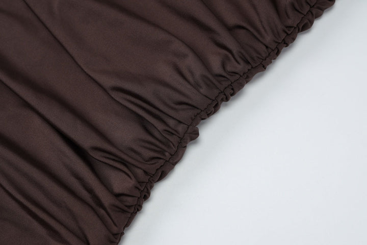 Valantomode | Asymmetric Draped Dress for Effortless Elegance