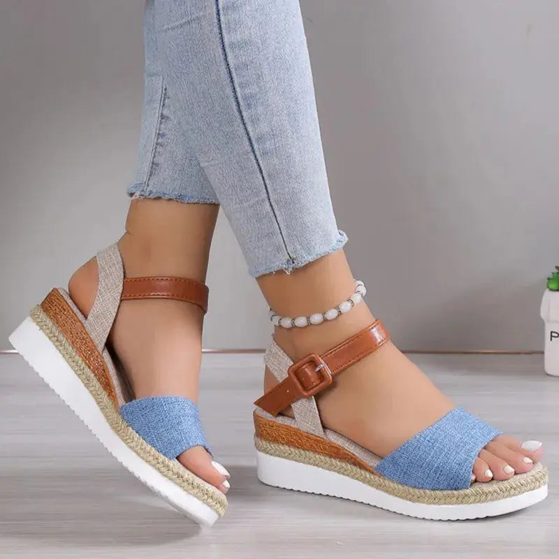 Valantomode | Women’s Wedge Sandals - Stylish & Comfortable Summer Shoes