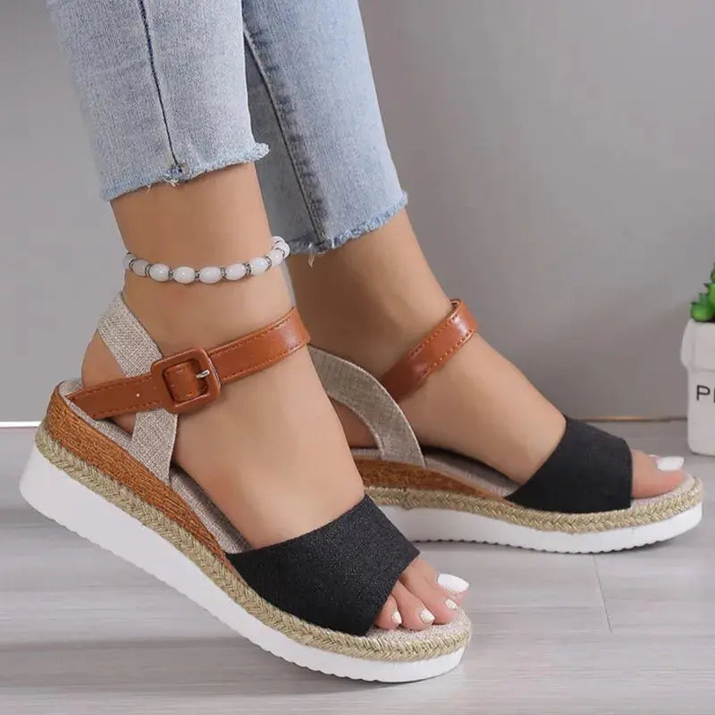 Valantomode | Women’s Wedge Sandals - Stylish & Comfortable Summer Shoes