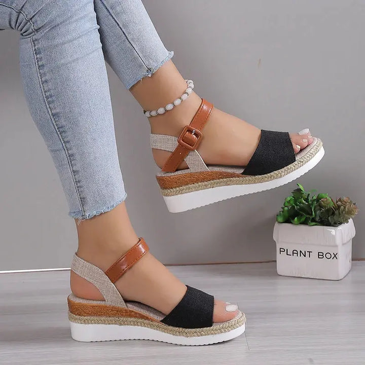Valantomode | Women’s Wedge Sandals - Stylish & Comfortable Summer Shoes