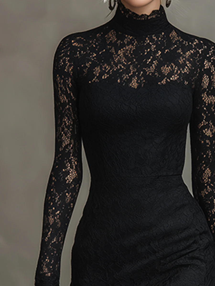 Valantomode | Chic Fishtail Maxi Dress with Comfortable Stretch Edges