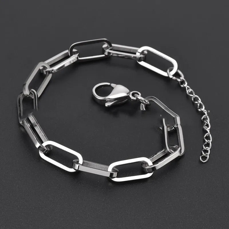 Valantomode | Plated Interlinked Bold Chain Bracelet for Women
