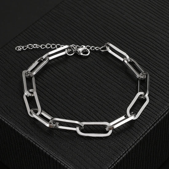 Valantomode | Plated Interlinked Bold Chain Bracelet for Women