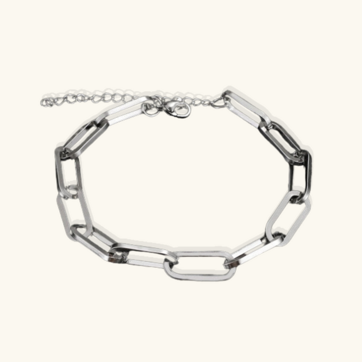 Valantomode | Plated Interlinked Bold Chain Bracelet for Women