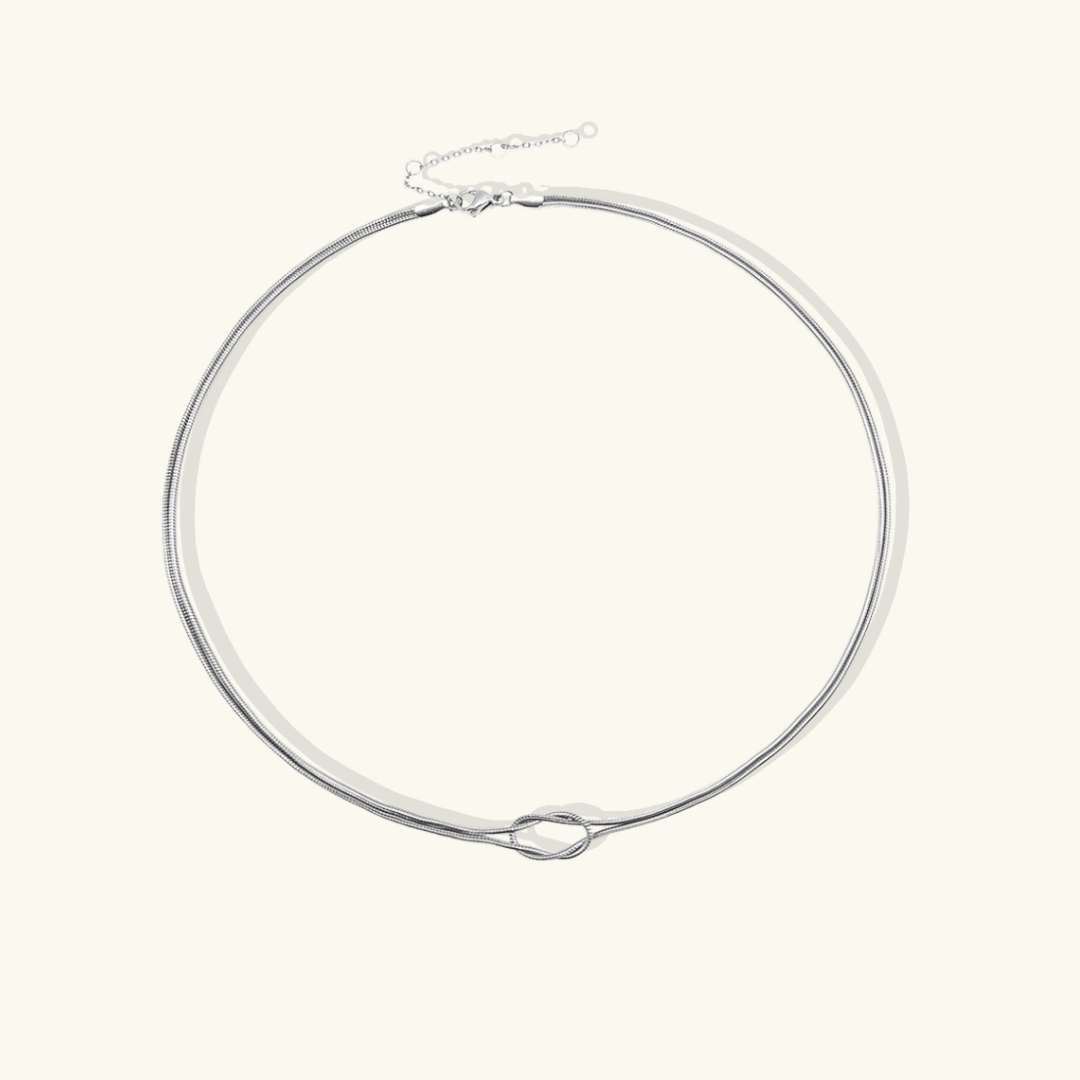Valantomode | Plated Enchanted Rope Necklace with Helical Torque Architecture and Stainless Steel Core