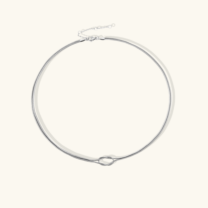 Valantomode | Plated Enchanted Rope Necklace with Helical Torque Architecture and Stainless Steel Core