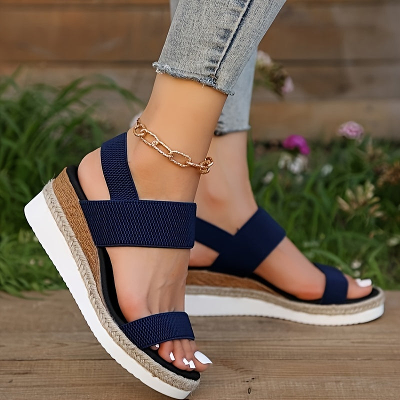 Valantomode | Women's Espadrille Wedge Sandals - Stylish Support
