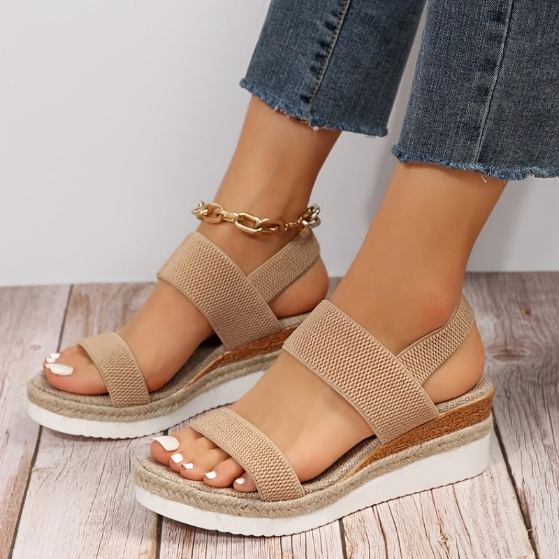Valantomode | Women's Espadrille Wedge Sandals - Stylish Support