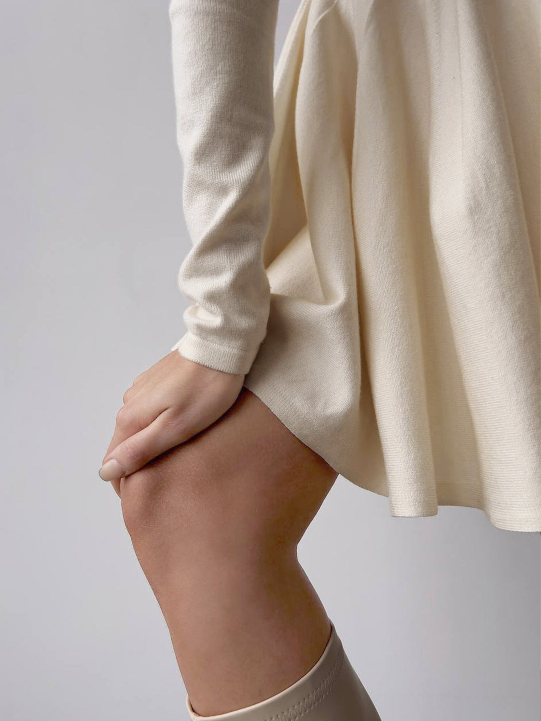 Valantomode | Stylish Fit and Flare Dress with Long Sleeves for Women