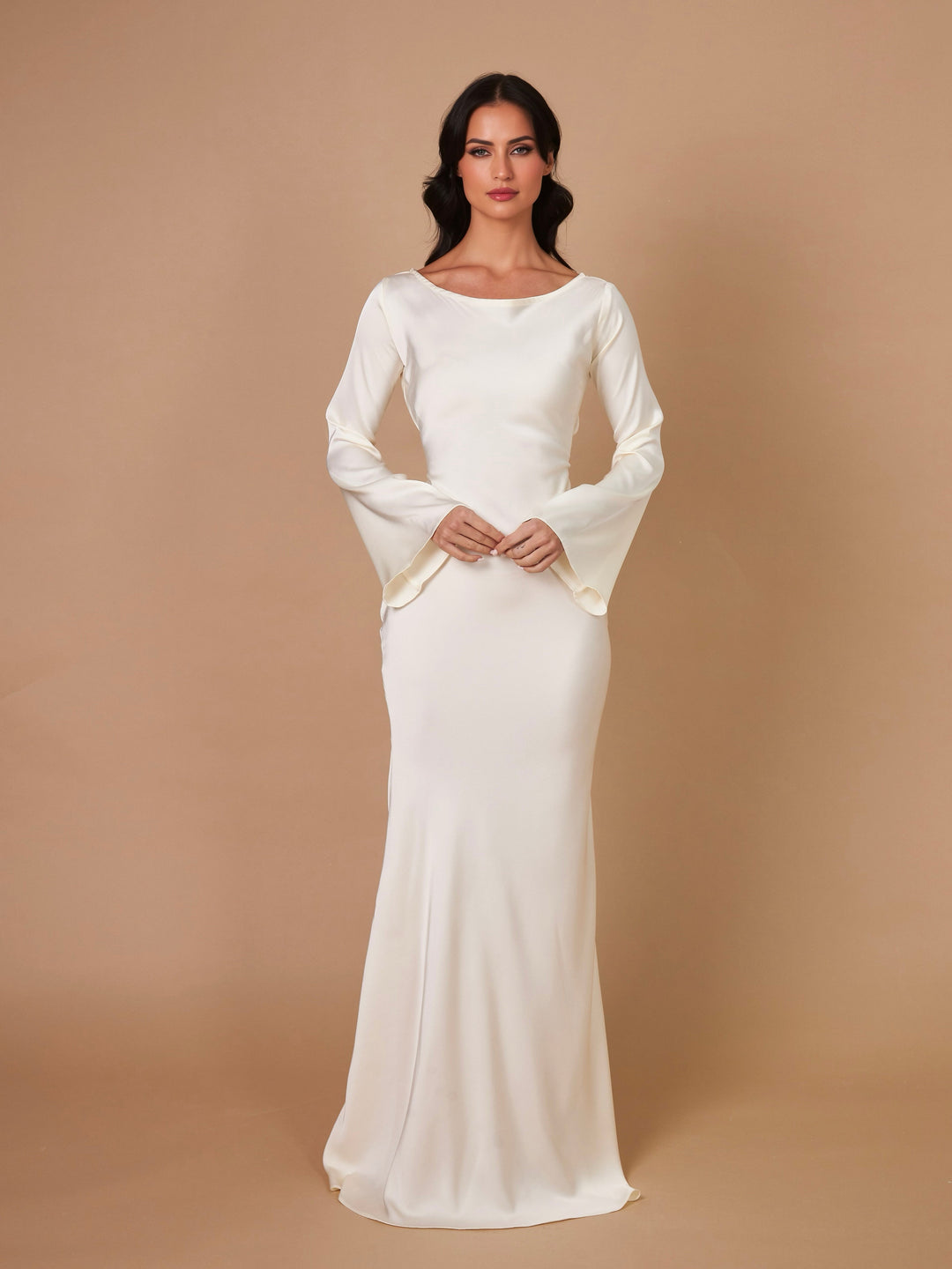 Valantomode | Elegant Dress with Stunning Bell Sleeves