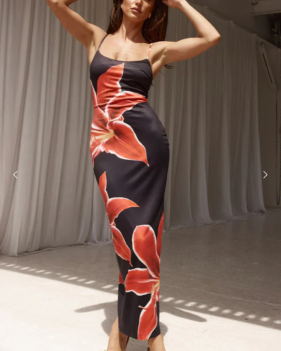 Valantomode | Floral Maxi Dress for Effortless Summer Style