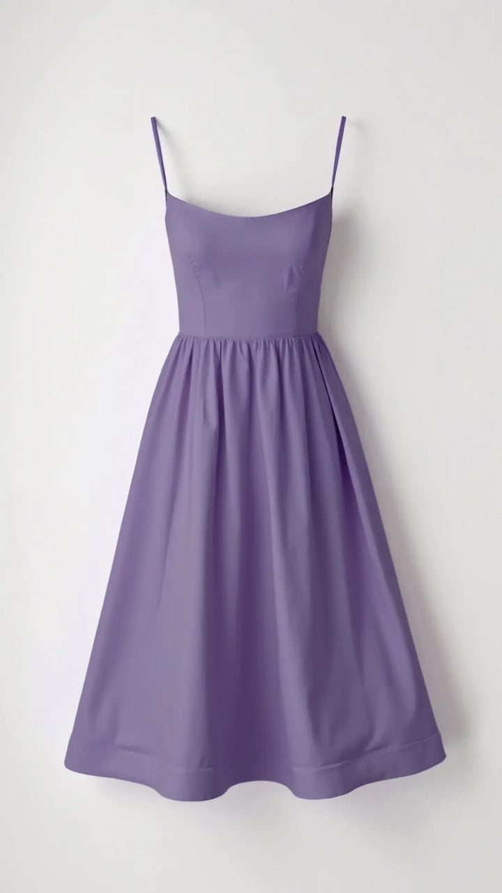 Valantomode | Flowy Midi Dress for Effortless Summer Style