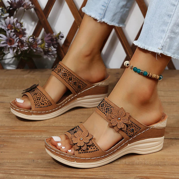 Valantomode | Women's Wedge Sandals - Stylish & Comfortable Heels