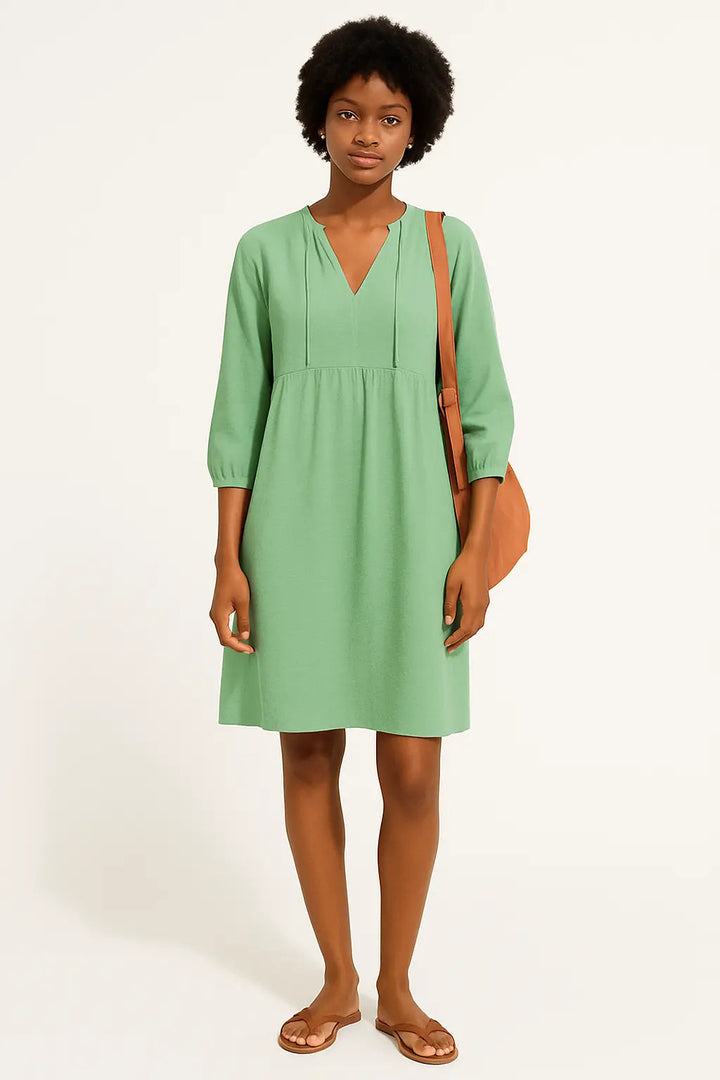 Valantomode | Women's Relaxed Shirt Dress for Effortless Style
