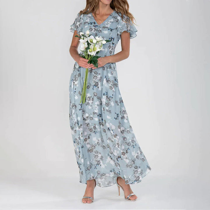 Valantomode | Trendy Floral Dress Perfect for Spring Celebrations